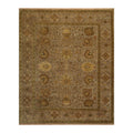 8' x 9'10" Hand Knotted 100% Wool Traditional 250 KPSI Oriental Area Rug Taupe