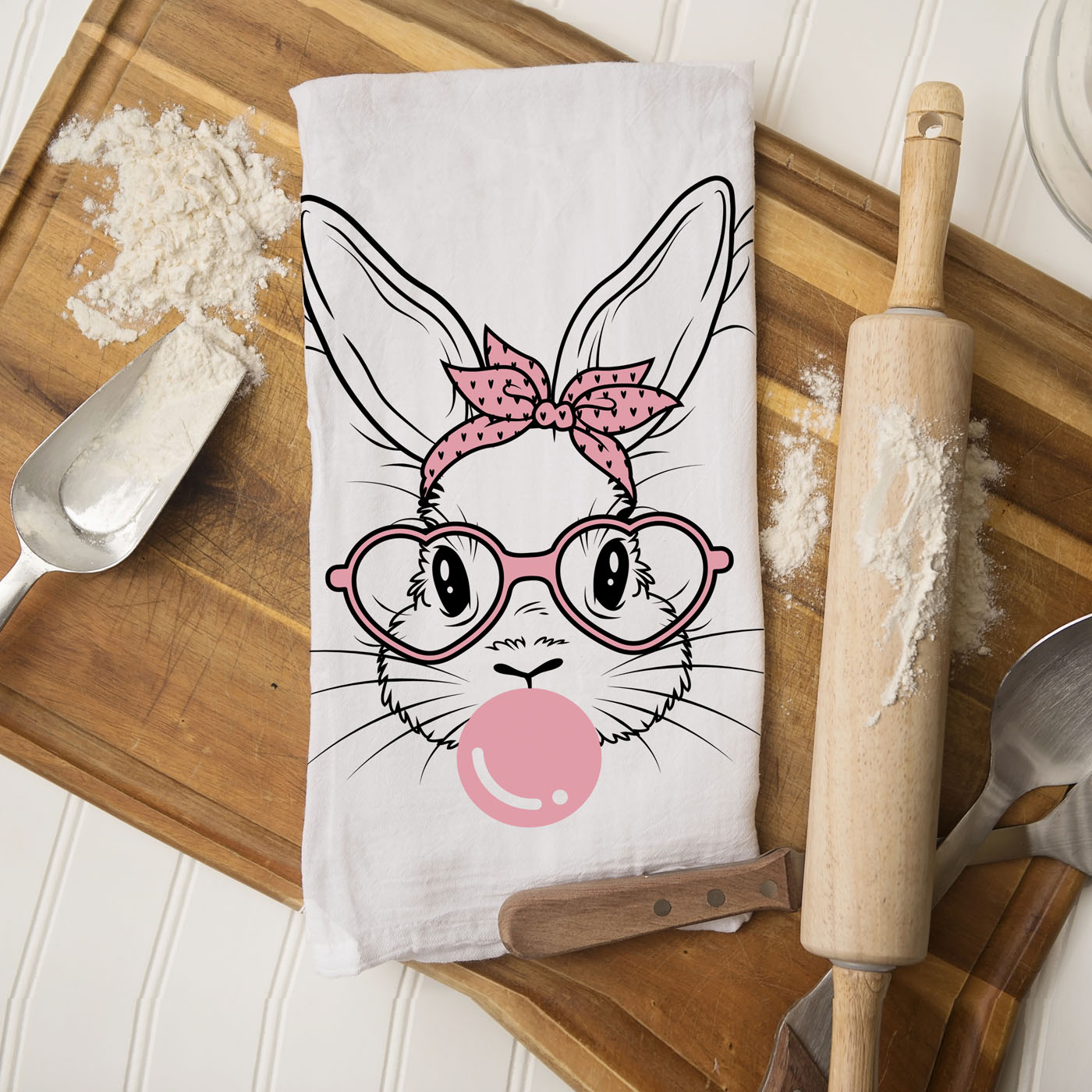 Bubblegum Bunny Towel